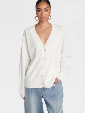 KBB by KAHLANA Women's
'The Grandpa Cardi Sweater' -
Cream XXS new 🆕